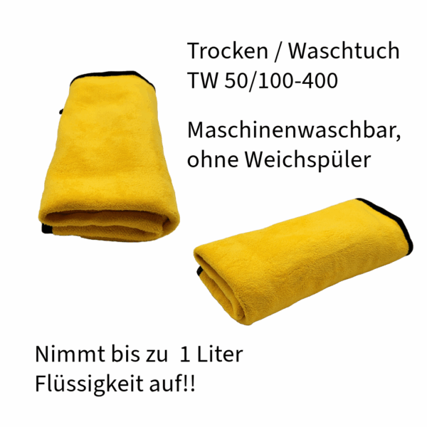 Auto Trockentuch & Waschtuch (XL) 50/100 - 400 – Bild 2
